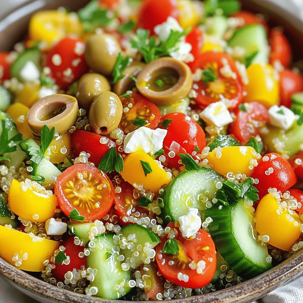 Easy Mediterranean Quinoa Salad Fresh and Simple Dish