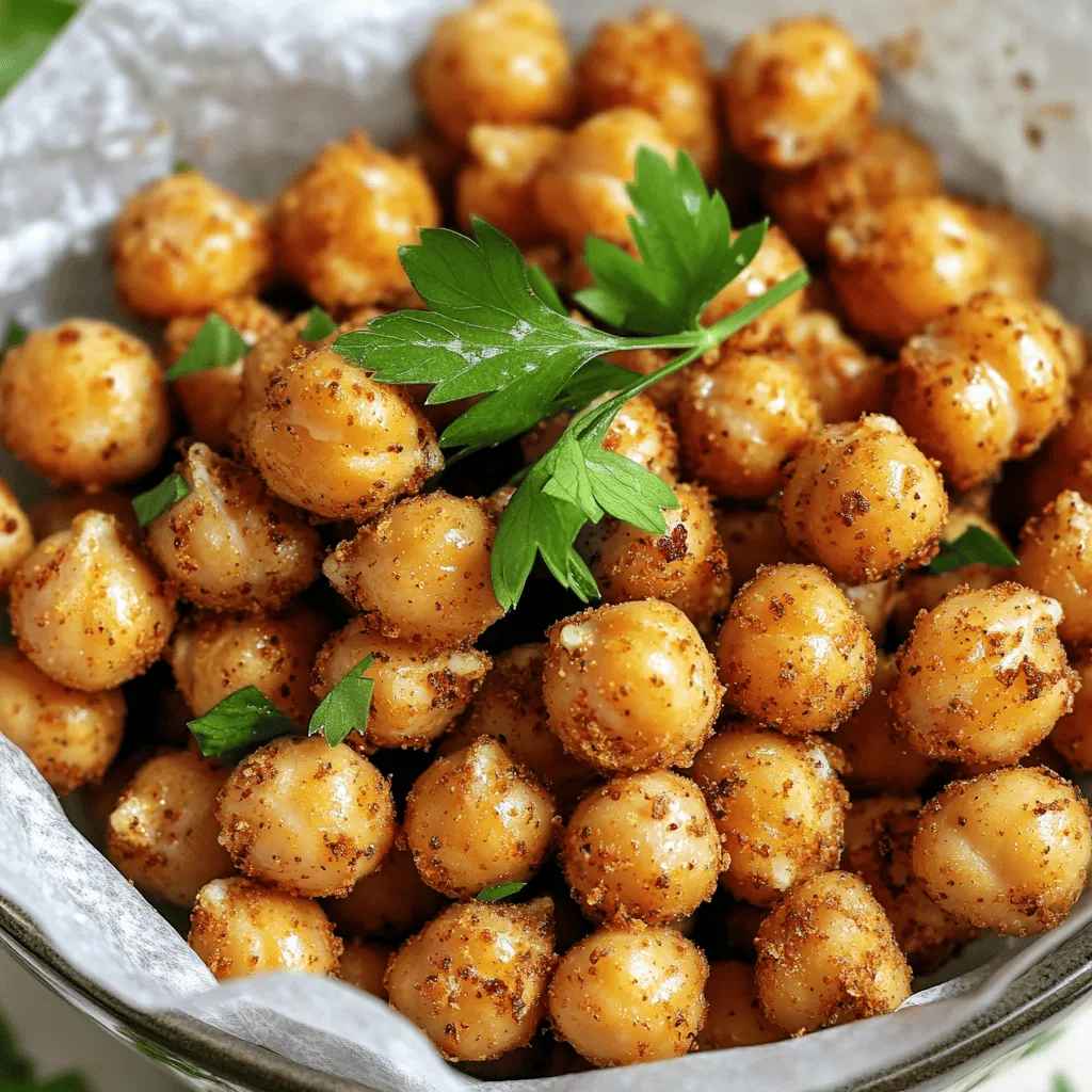 Crispy Air Fryer Chickpeas Healthy Snack Delight