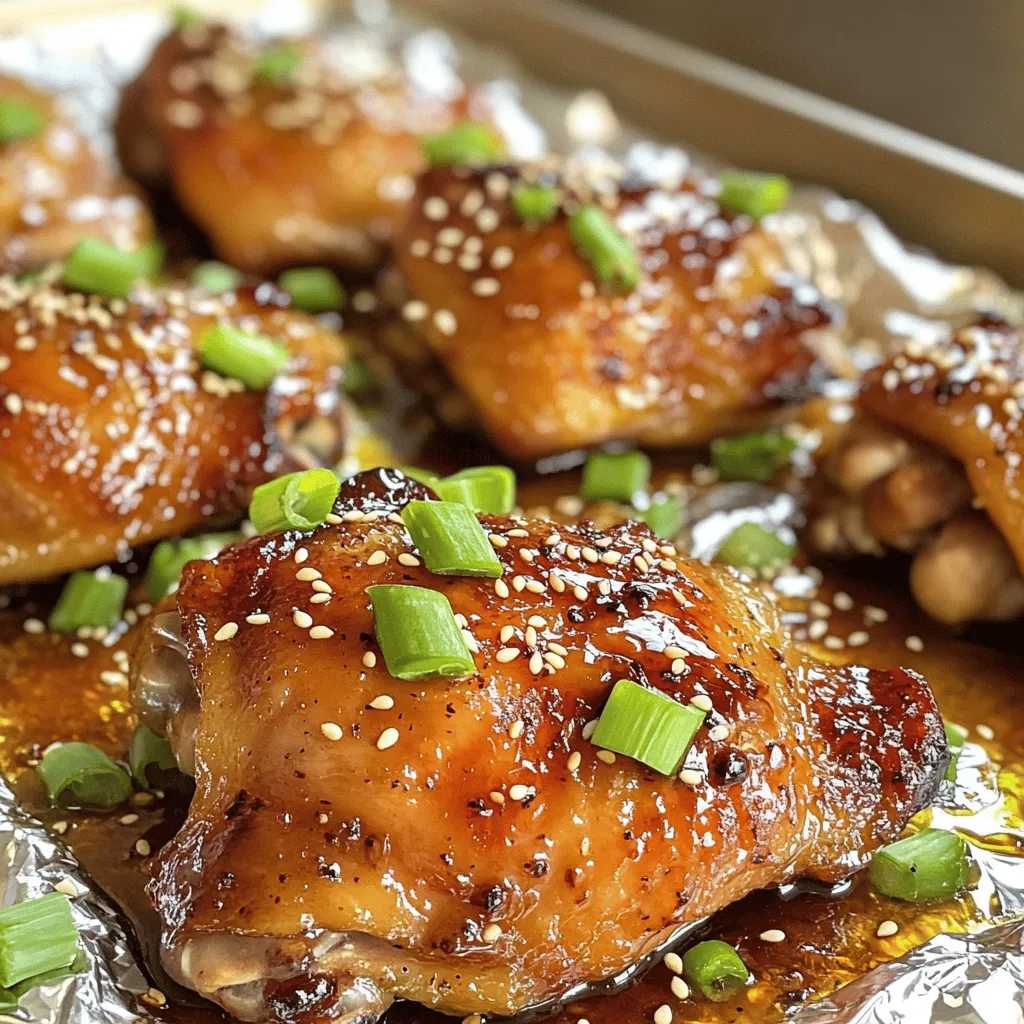 Honey Garlic Chicken Thighs Savory and Simple Recipe