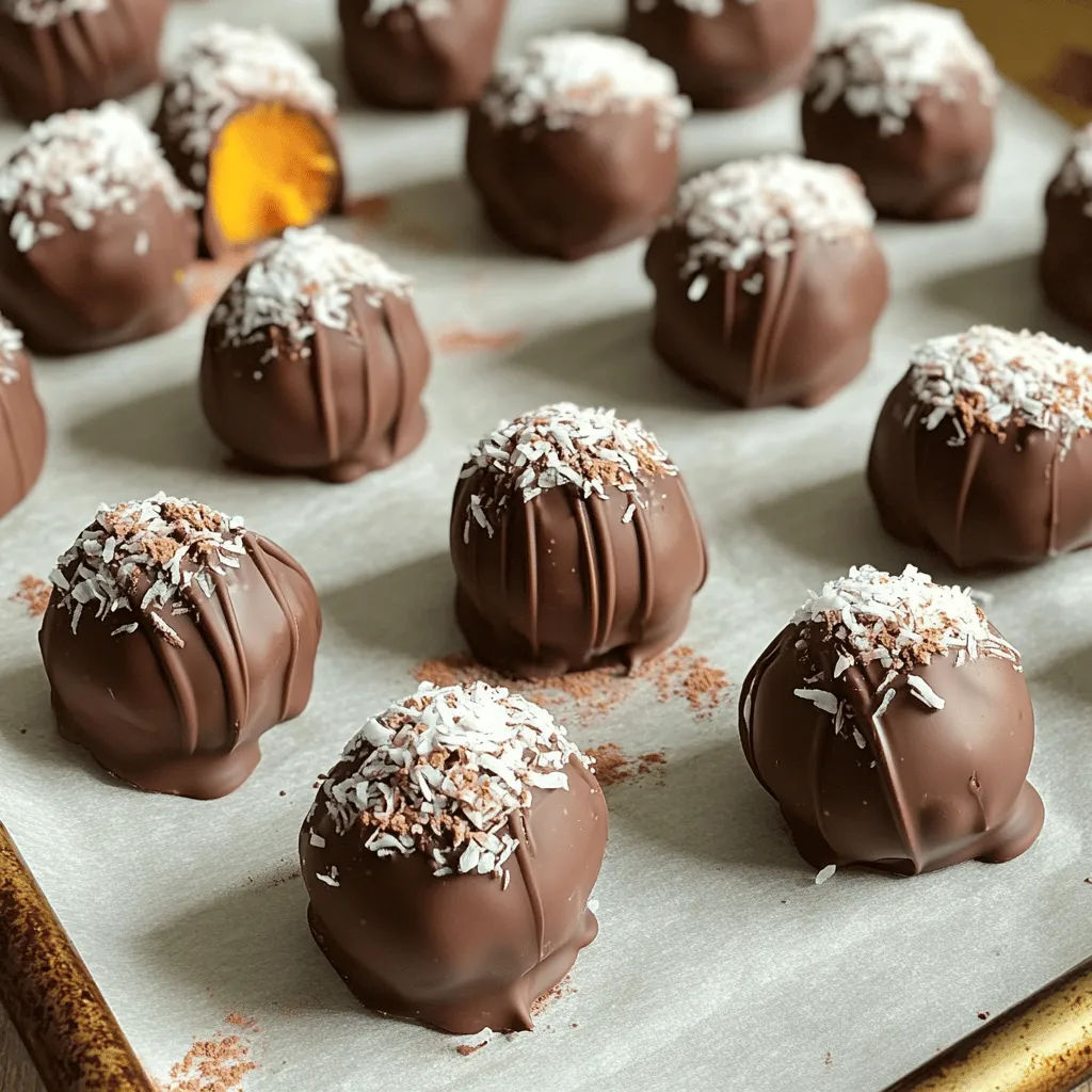 No Bake Chocolate Espresso Pumpkin Truffles Delight