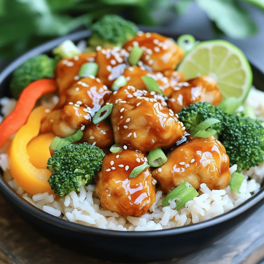 Hot Honey Chicken Bowls Flavorful Meal Idea