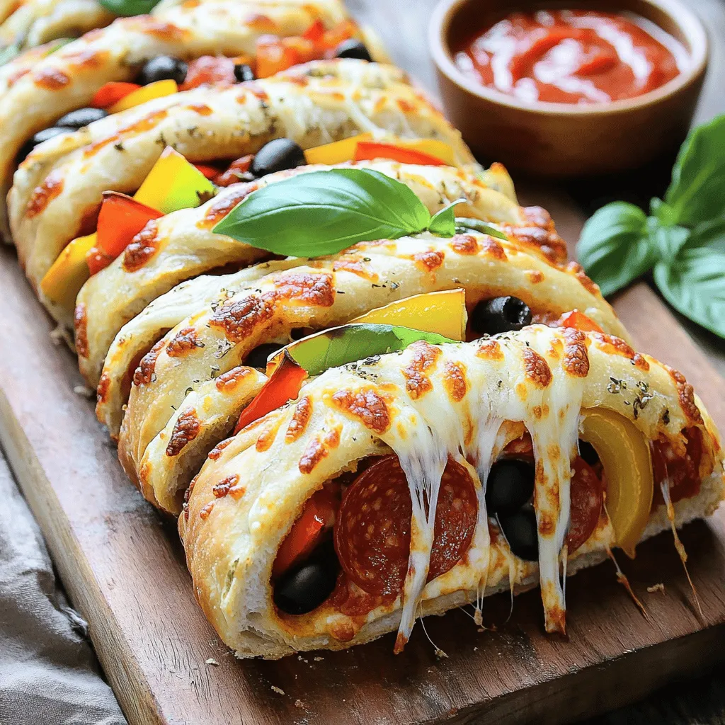 - 1 pound pizza dough - 1 cup marinara sauce - 2 cups shredded mozzarella cheese - 1 cup sliced pepperoni