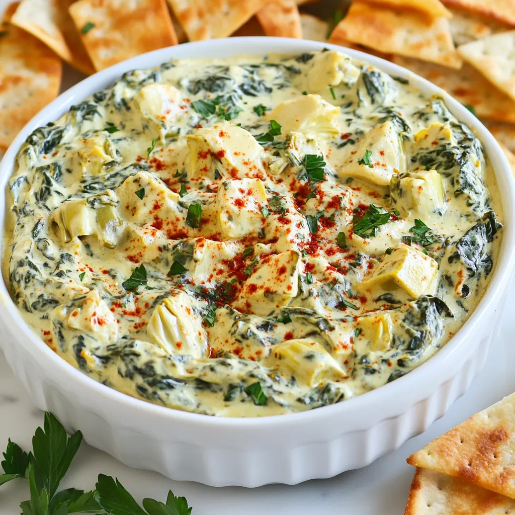 Vegan Spinach Artichoke Dip Flavorful and Creamy Delight
