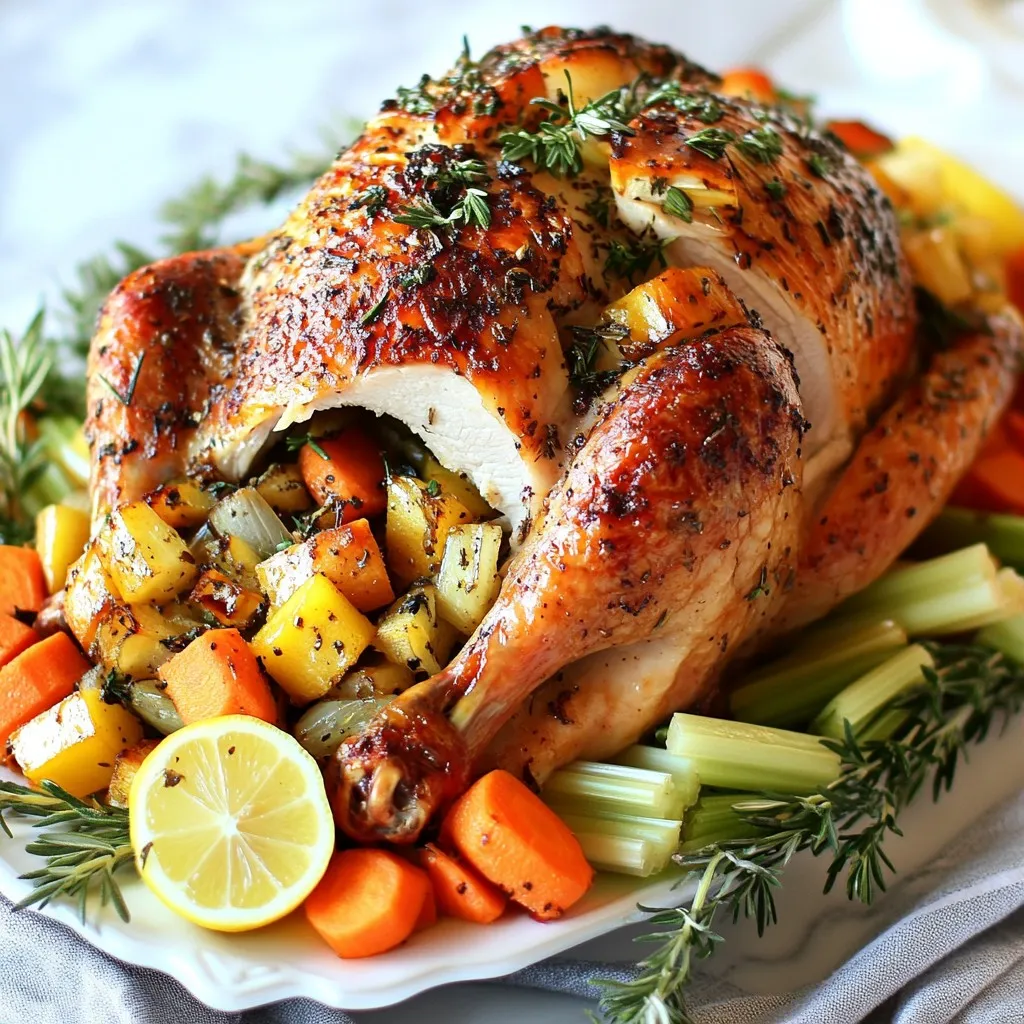 Garlic Butter Herb Roasted Turkey Flavorful Feast