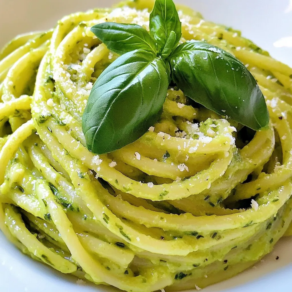 Creamy Avocado Pasta Quick and Simple Recipe