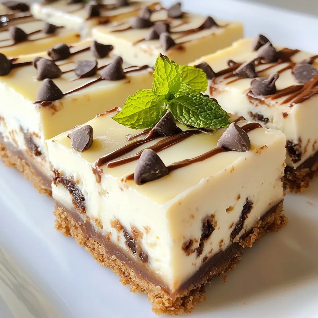 Chocolate Chip Cheesecake Bars Simple and Rich Treat