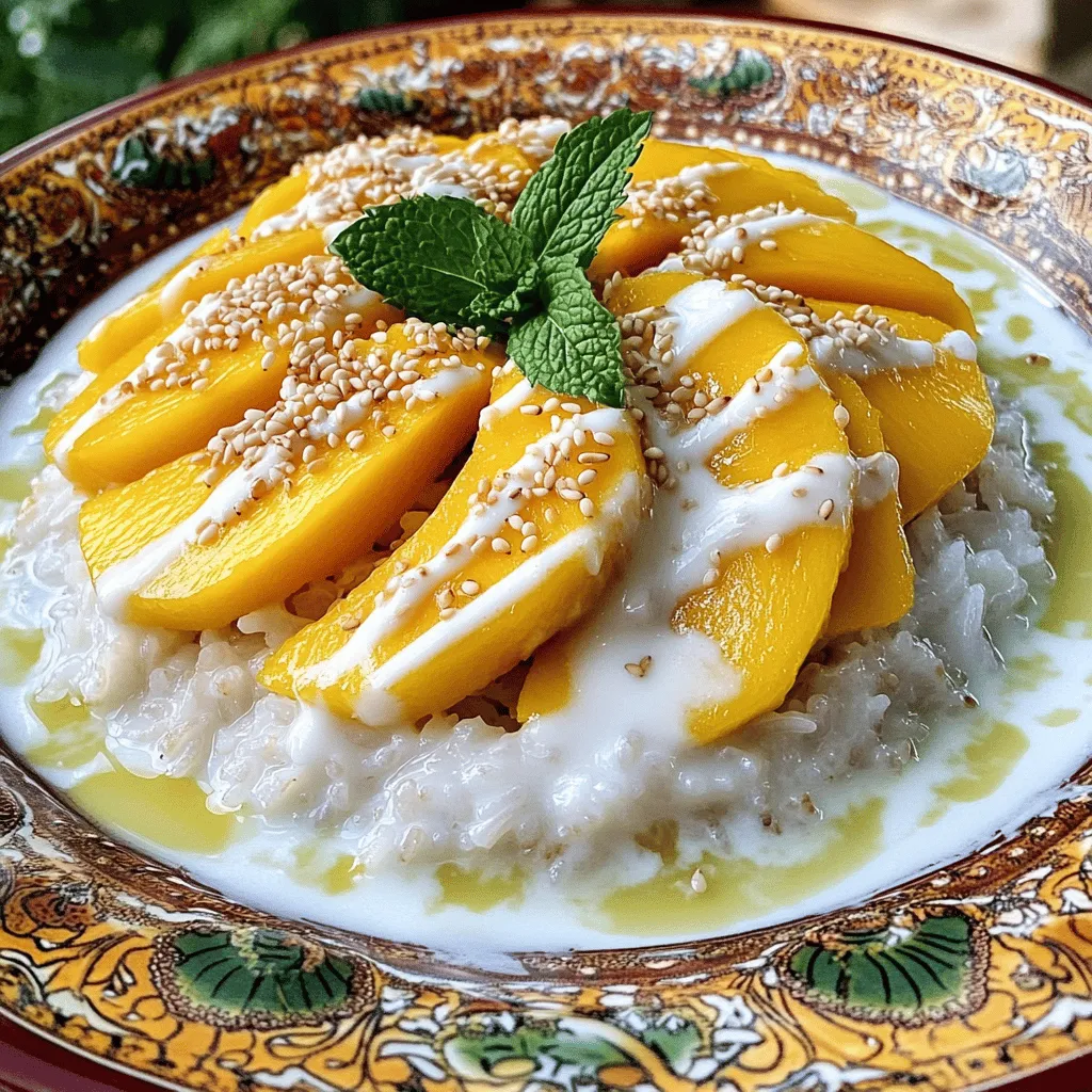 Tropical Mango Sticky Rice Quick and Easy Recipe