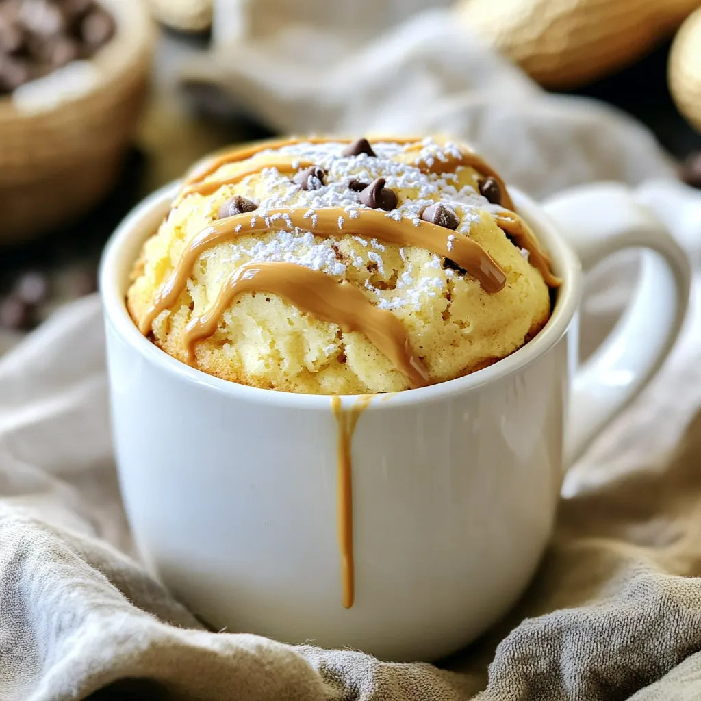 Five Minute Peanut Butter Mug Cake Simple Treat