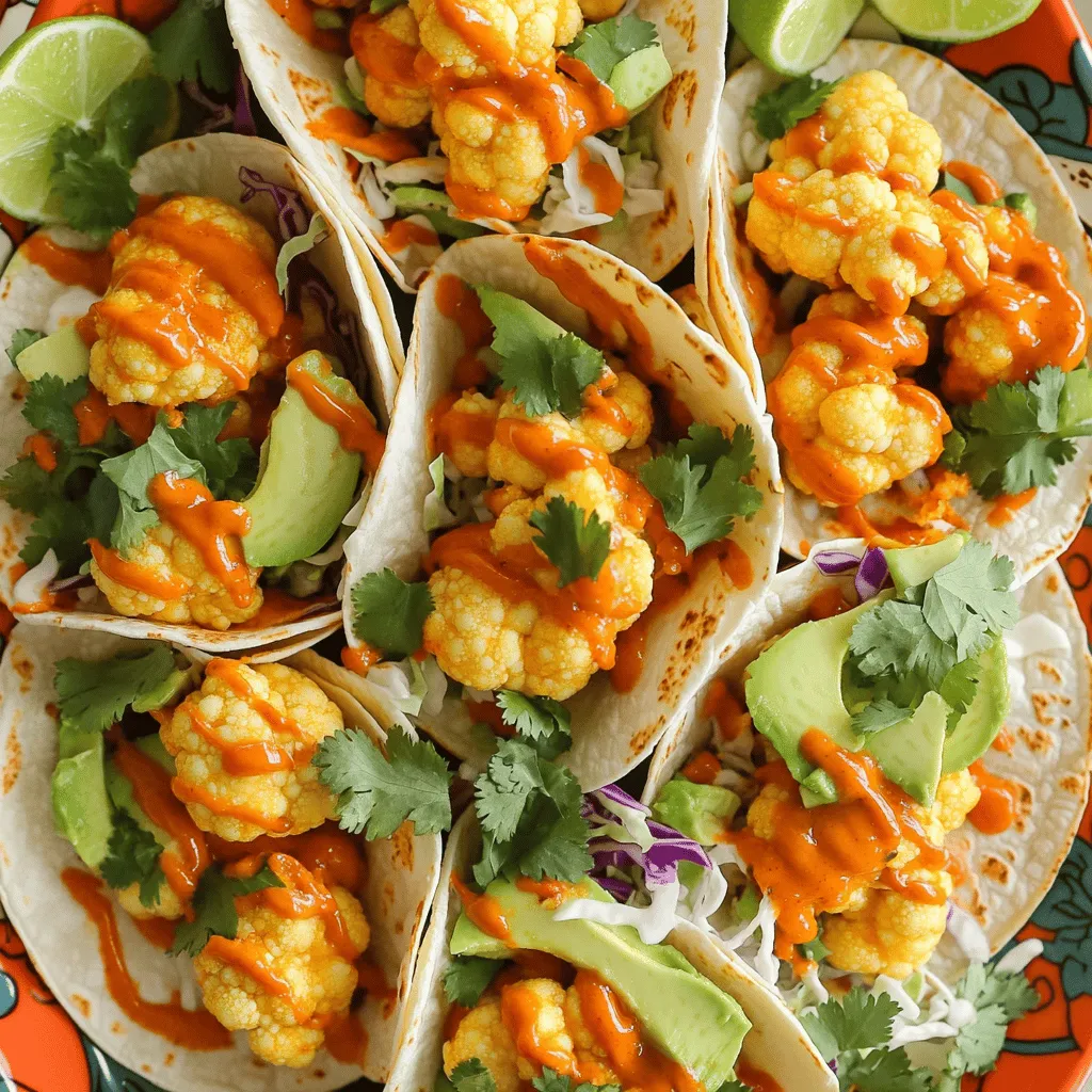 Buffalo Cauliflower Tacos Flavorful and Healthy Treat