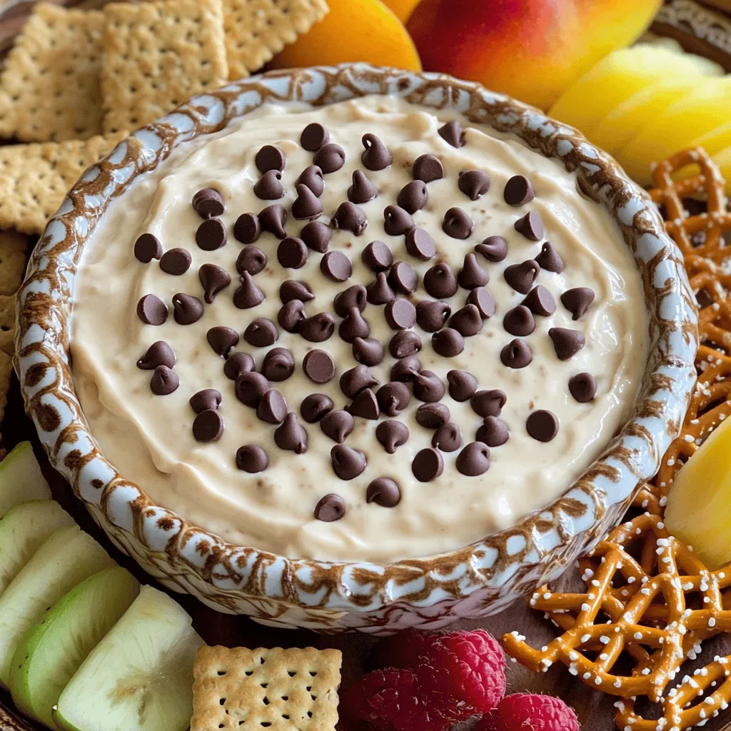Chocolate Chip Cheesecake Dip Delightful Sweet Treat