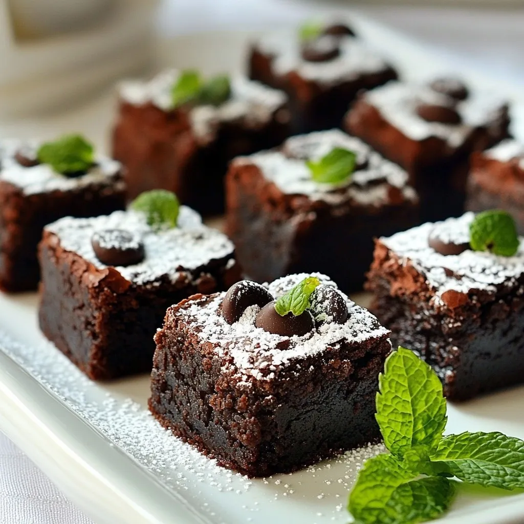 Chocolate Mint Brownie Bites Tasty and Easy Recipe