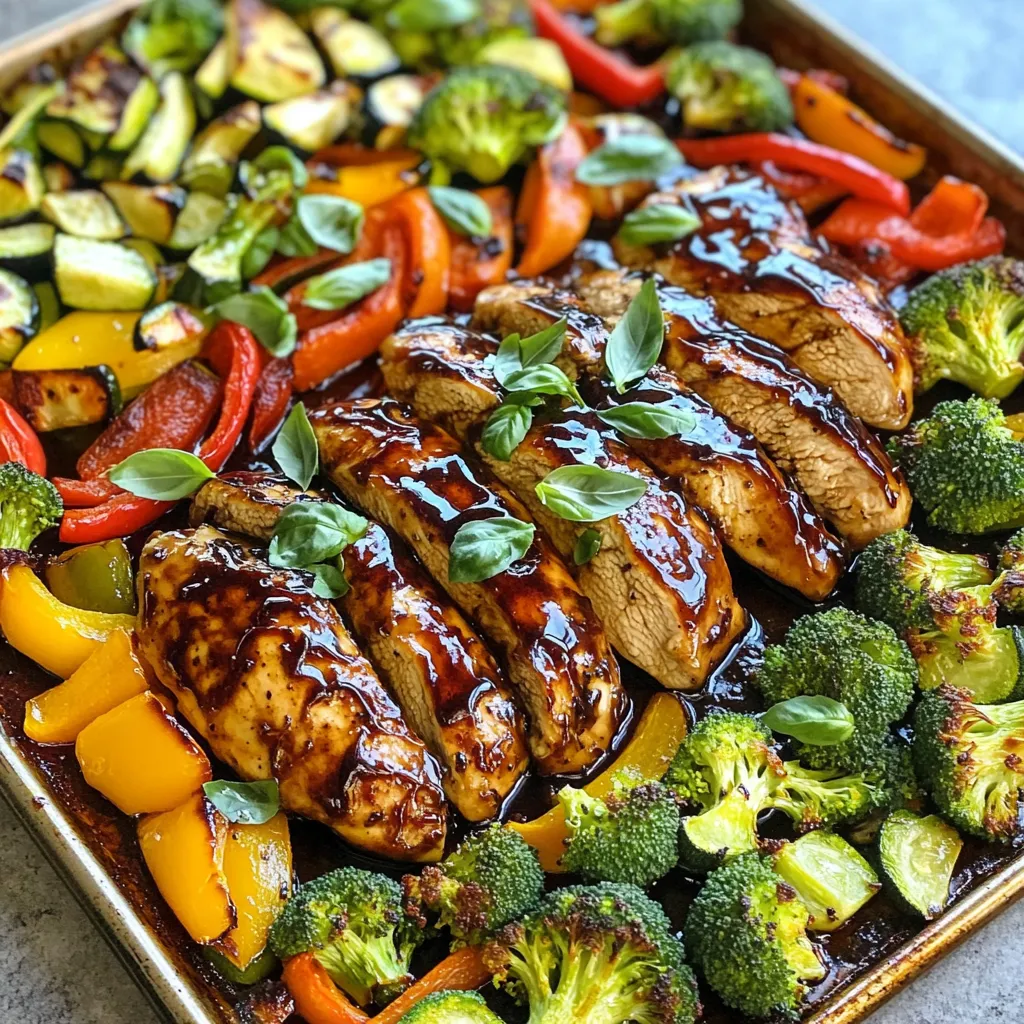 Sheet Pan Balsamic Chicken &#038; Veggies Bold Flavor Meal