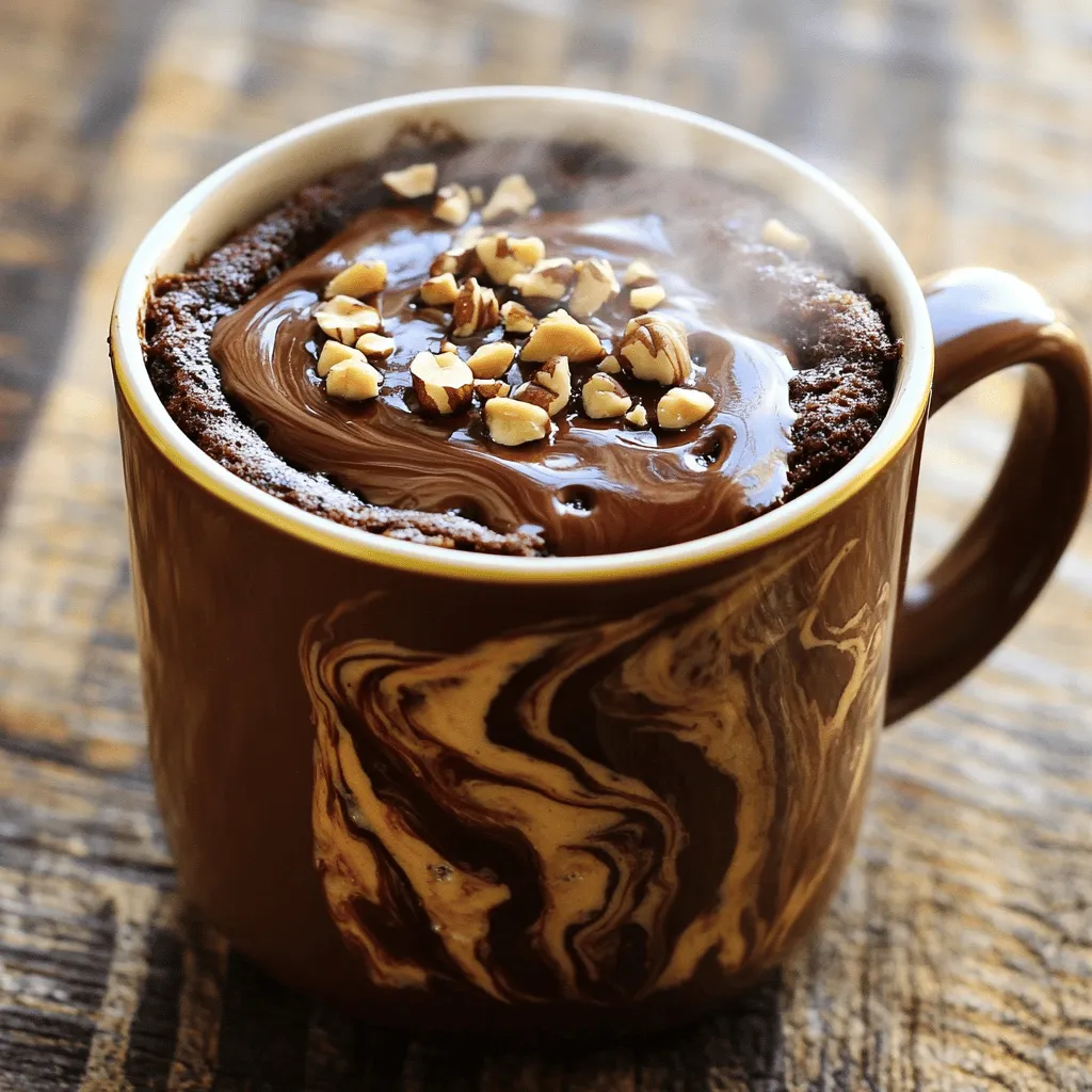 Chocolate Hazelnut Mug Cake Quick and Tasty Treat