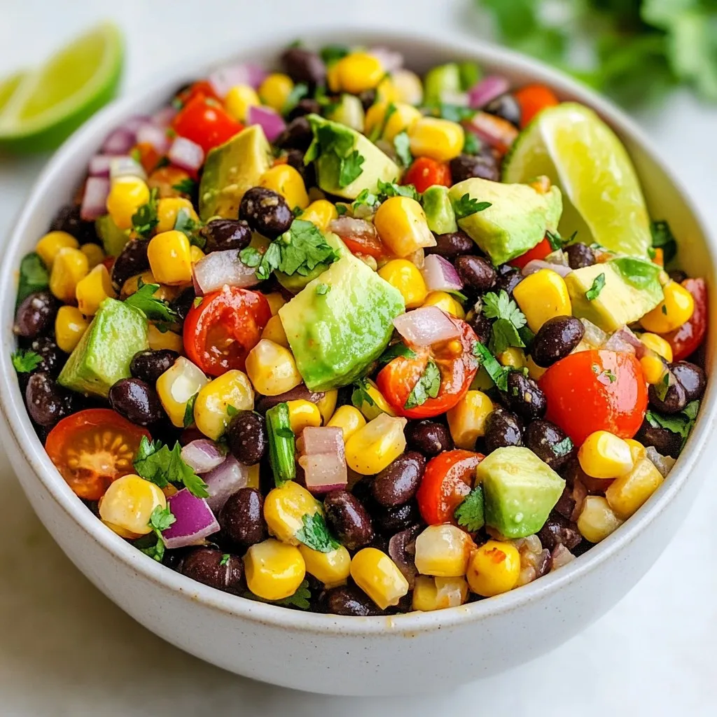 Black Bean Corn Salad Fresh and Flavorful Dish