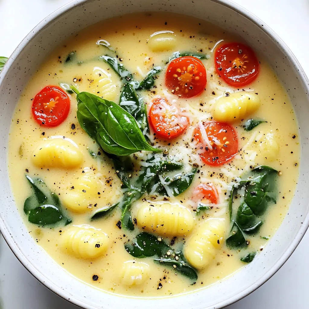 One-Pot Creamy Tuscan Gnocchi Soup Delightful Meal