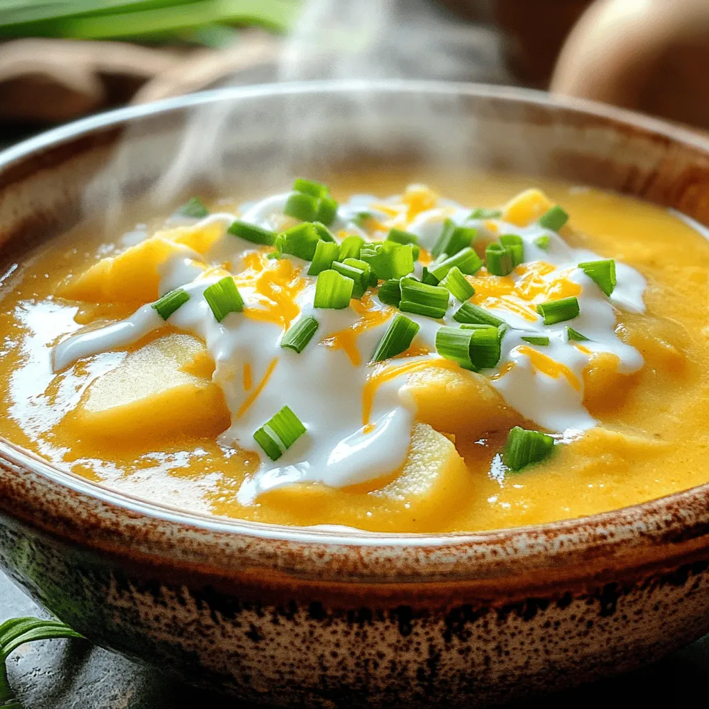 Savory Slow Cooker Loaded Baked Potato Soup Delight