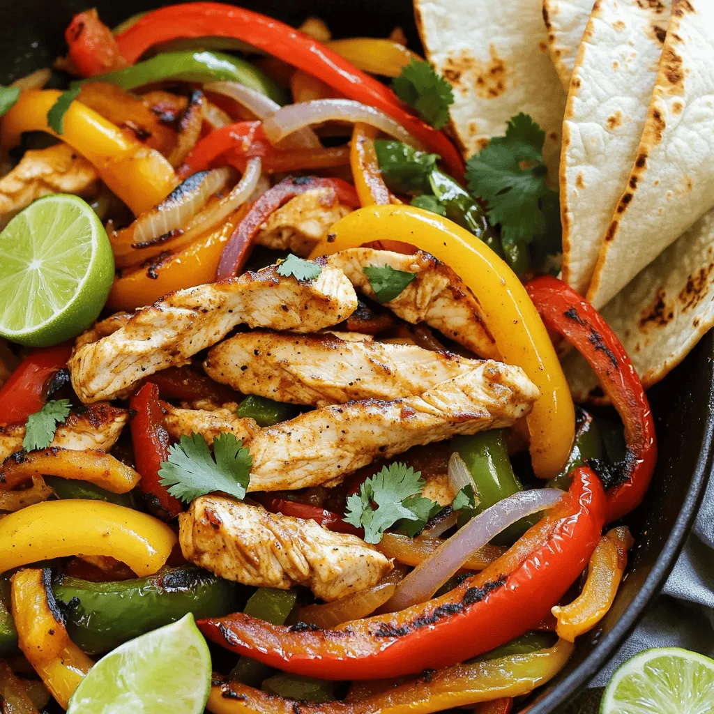 One Pan Chicken Fajitas Quick and Flavorful Recipe