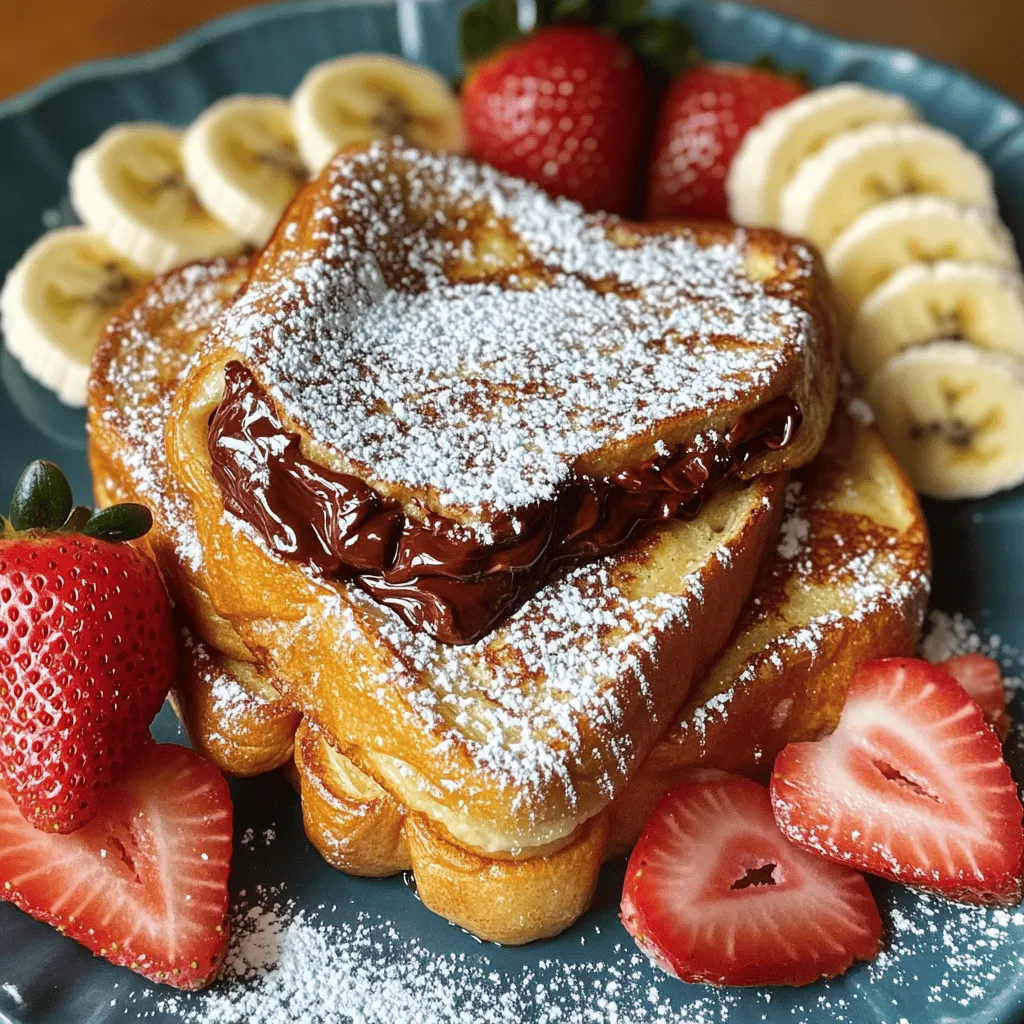 Nutella Stuffed French Toast Easy Breakfast Delight