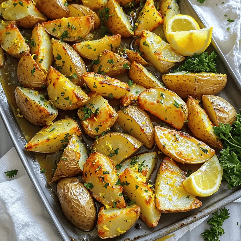 Baked Greek Lemon Potatoes Flavorful and Simple Dish