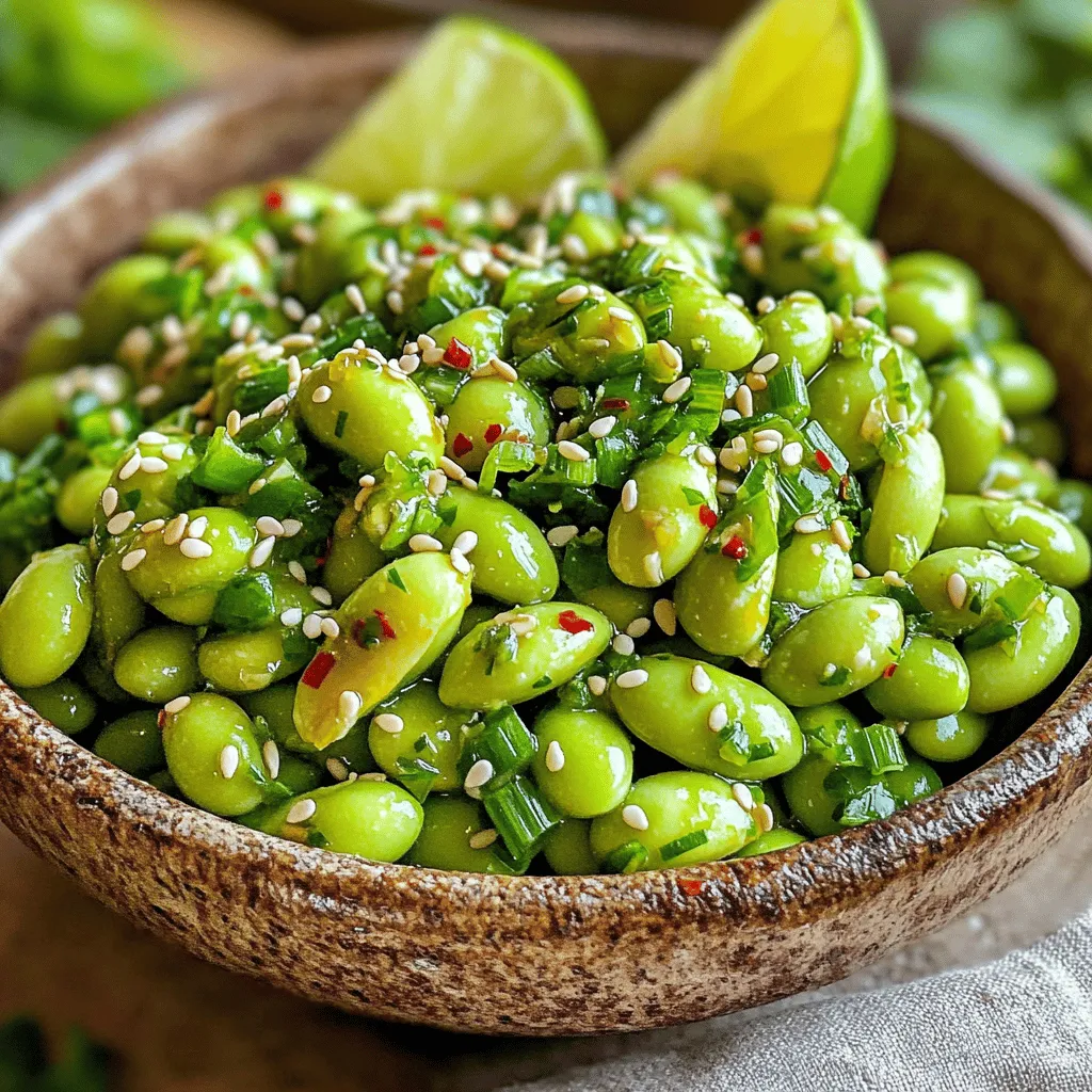 Spicy Garlic Edamame Flavorful and Tasty Snack