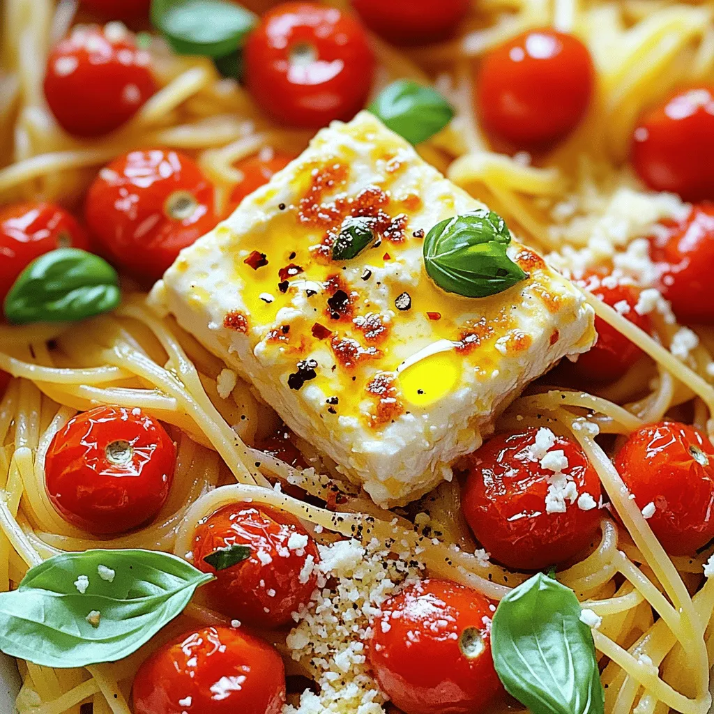Baked Feta Tomato Pasta Easy and Flavorful Dish