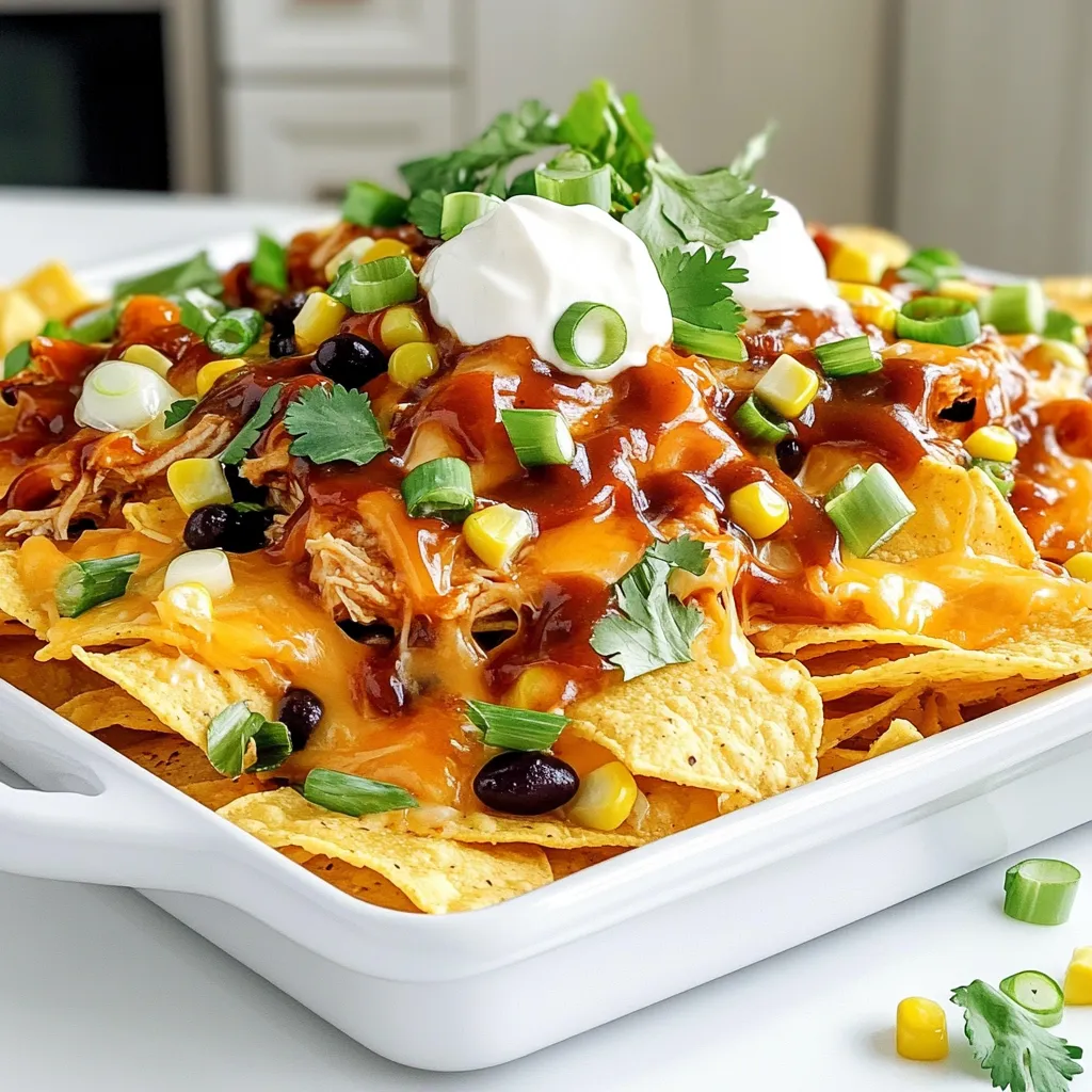 Sheet-Pan BBQ Chicken Nachos for Quick Flavor Fix