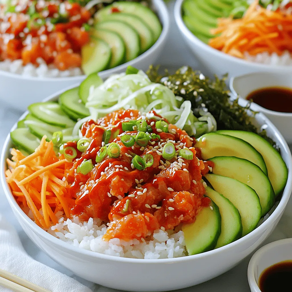 Spicy Tuna Sushi Bowls Quick and Flavorful Meal