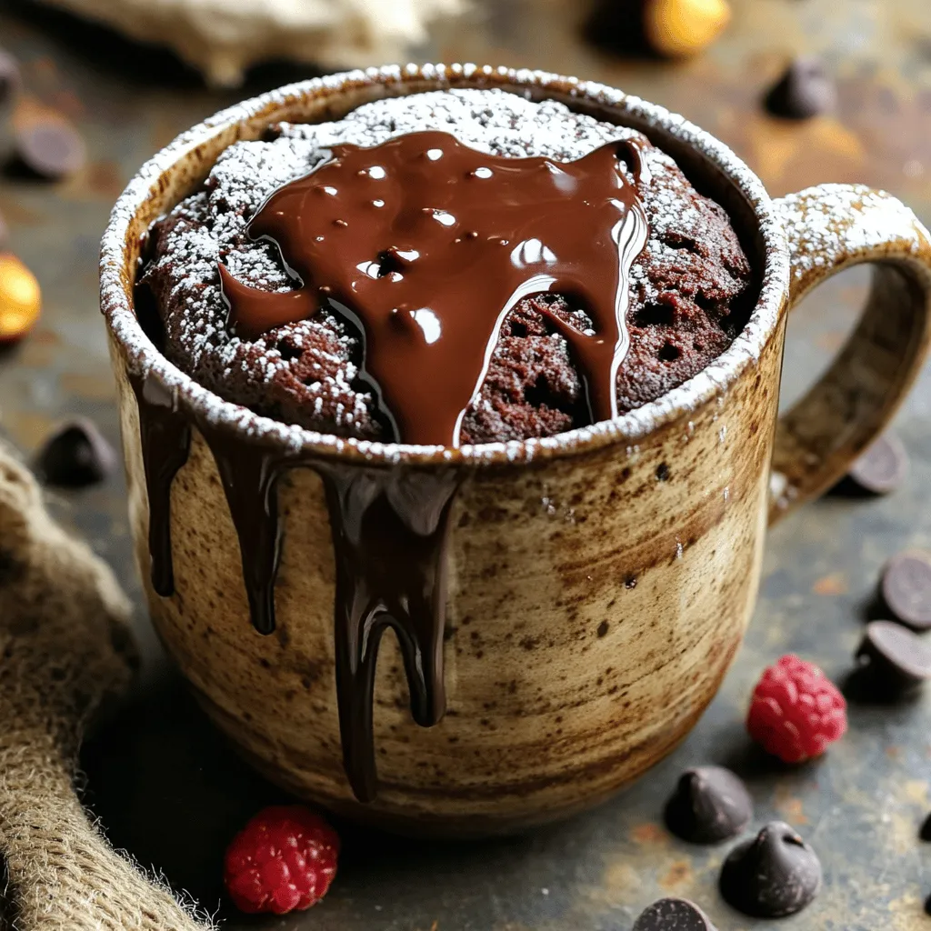Easy Vegan Chocolate Mug Cake Quick and Delicious Recipe