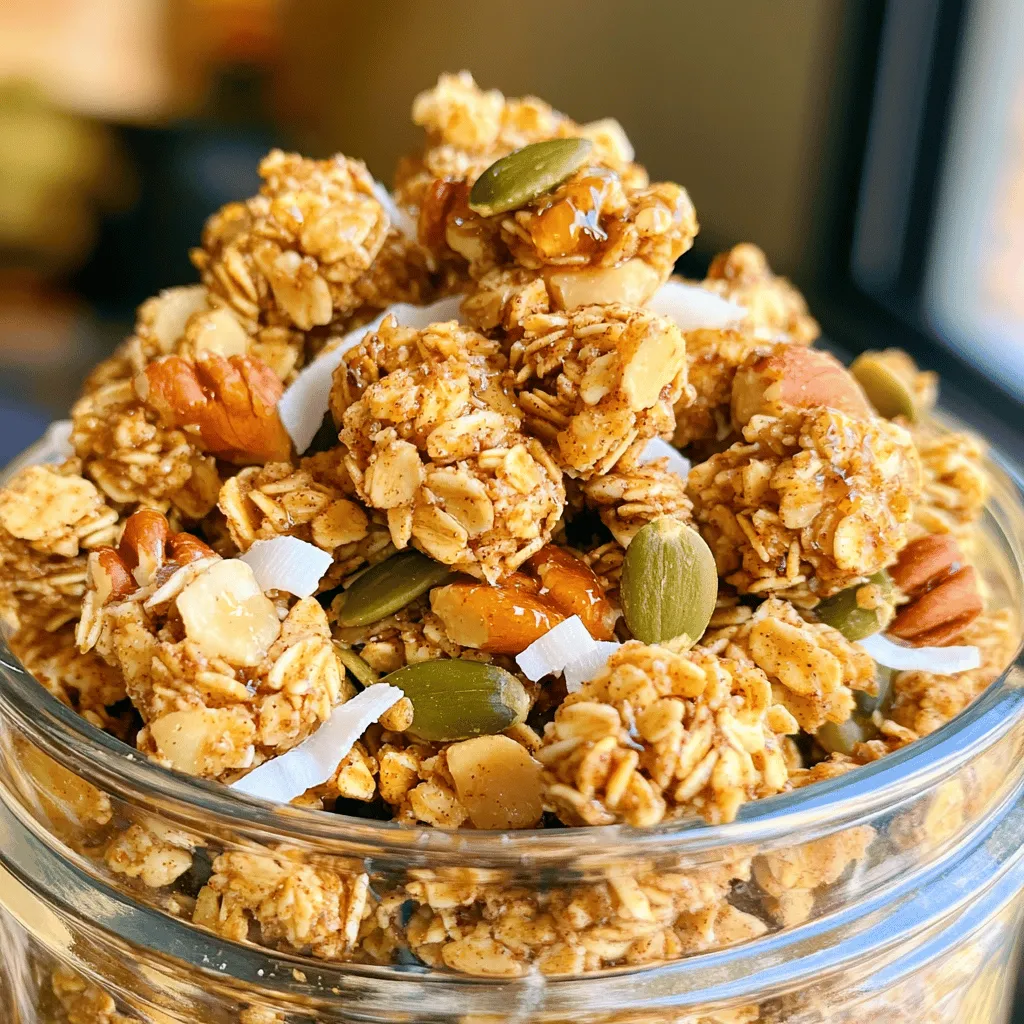 Slow Cooker Maple Cinnamon Granola Clusters Recipe