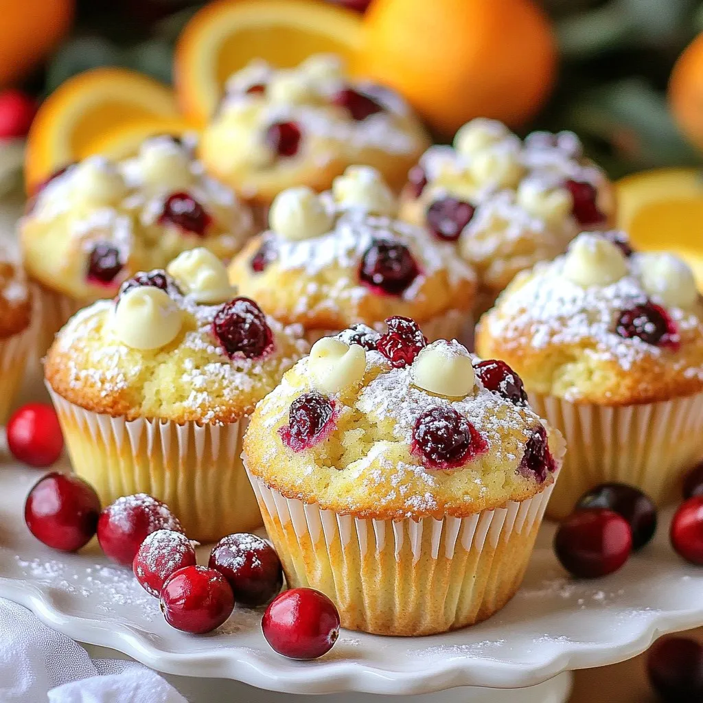 Cranberry White Chocolate Muffins Irresistible Treat