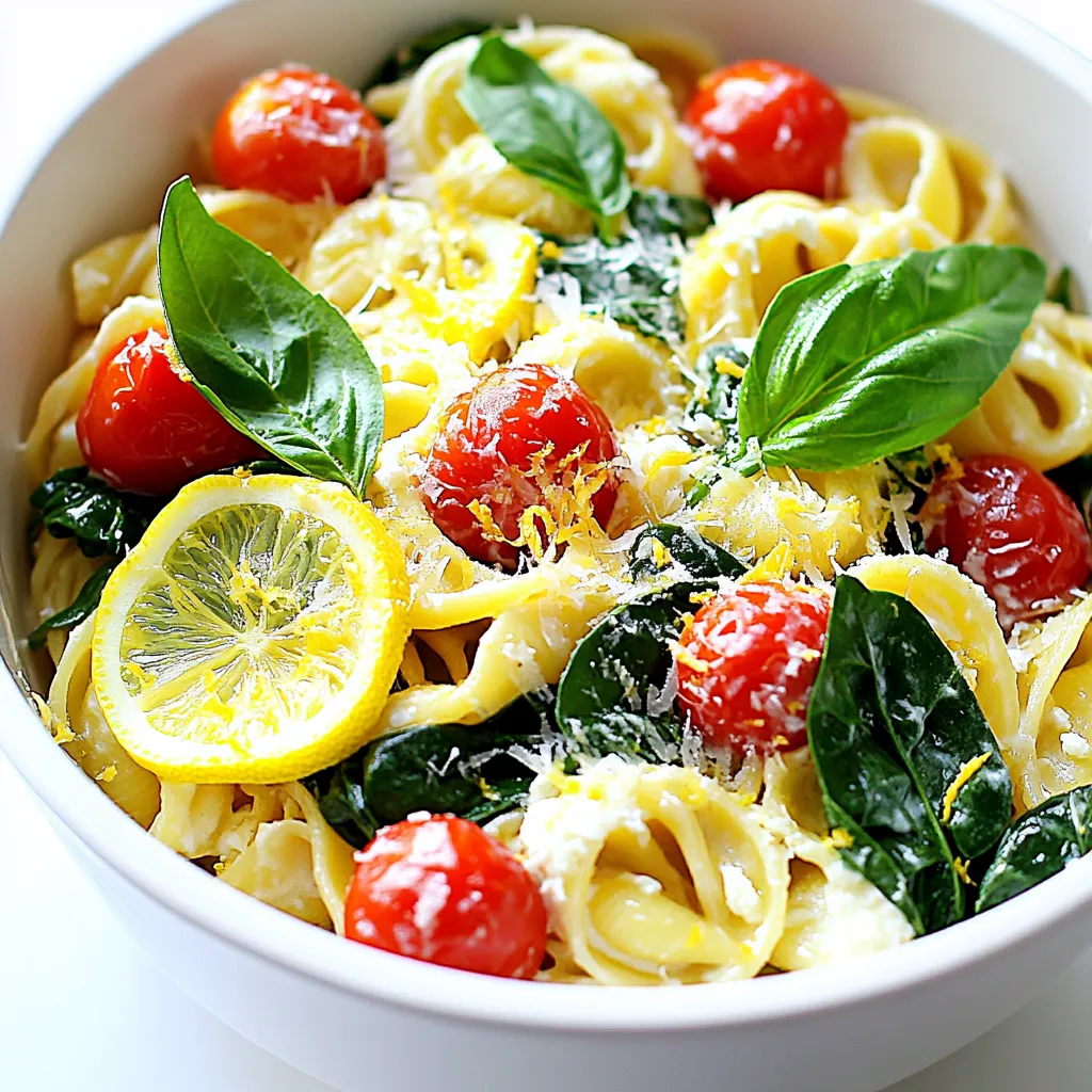 One Pot Lemon Ricotta Pasta Quick and Flavorful Meal