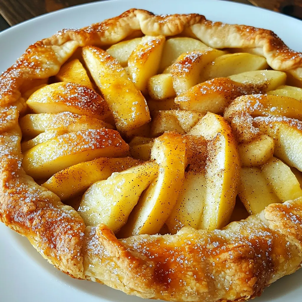 Rustic Apple Galette Delightfully Easy Homemade Dessert