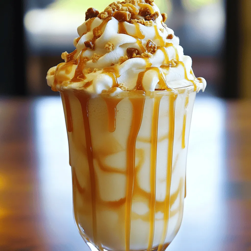 Caramel Toffee Crunch Shake Irresistible Flavor Treat