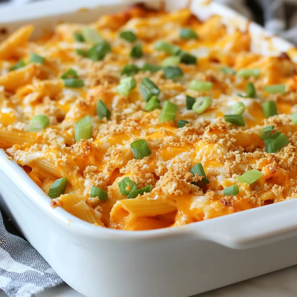 Buffalo Ranch Chicken Casserole Tasty Dinner Delight
