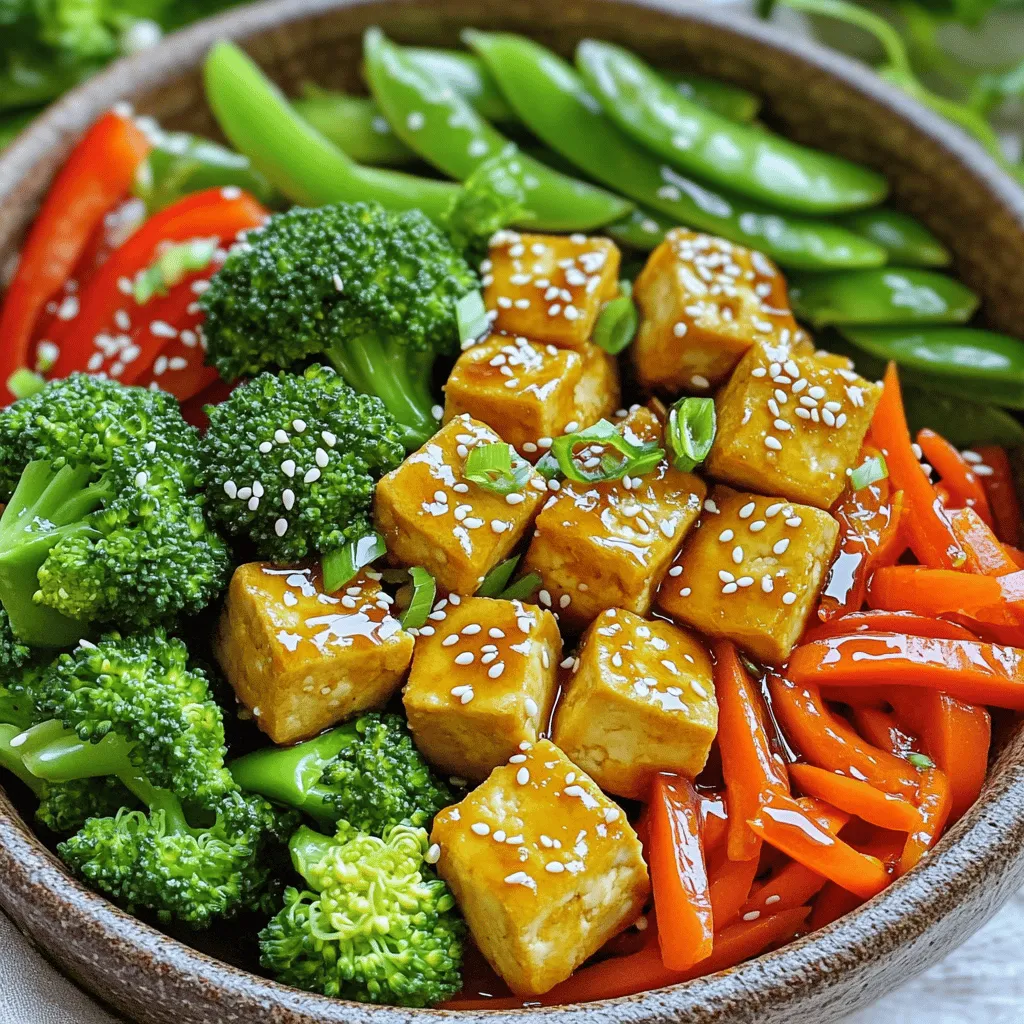Sheet Pan Crispy Tofu Stir Fry Tasty and Fast Meal
