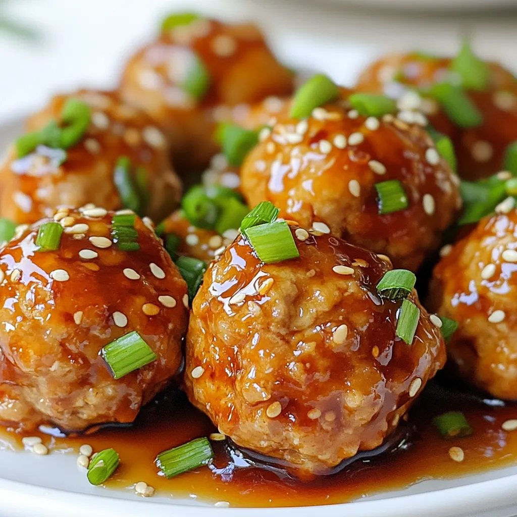 Teriyaki Turkey Meatballs Flavorful and Easy Recipe