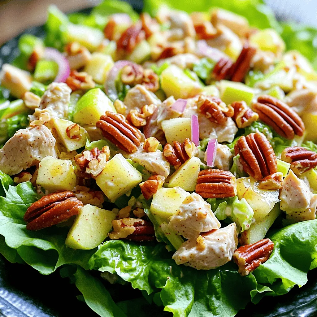 Apple Pecan Chicken Salad Tasty and Healthy Mix
