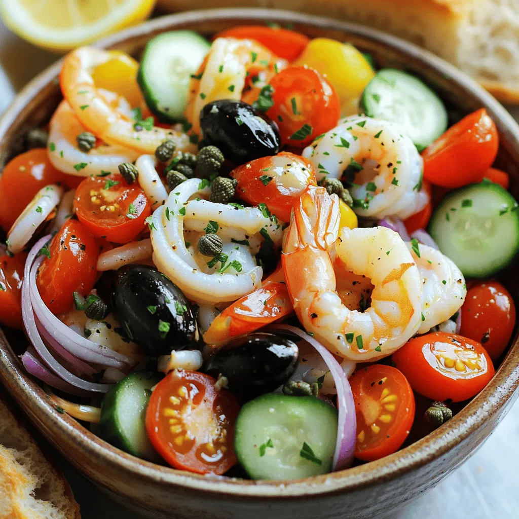 Italian Seafood Salad Fresh and Flavorful Delight