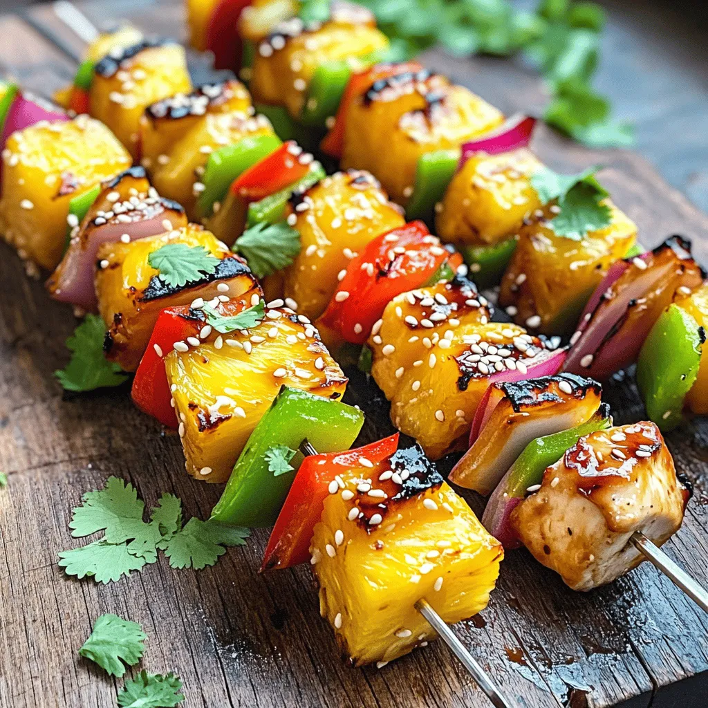 Teriyaki Pineapple Chicken Kabobs Flavorful Grill Treat