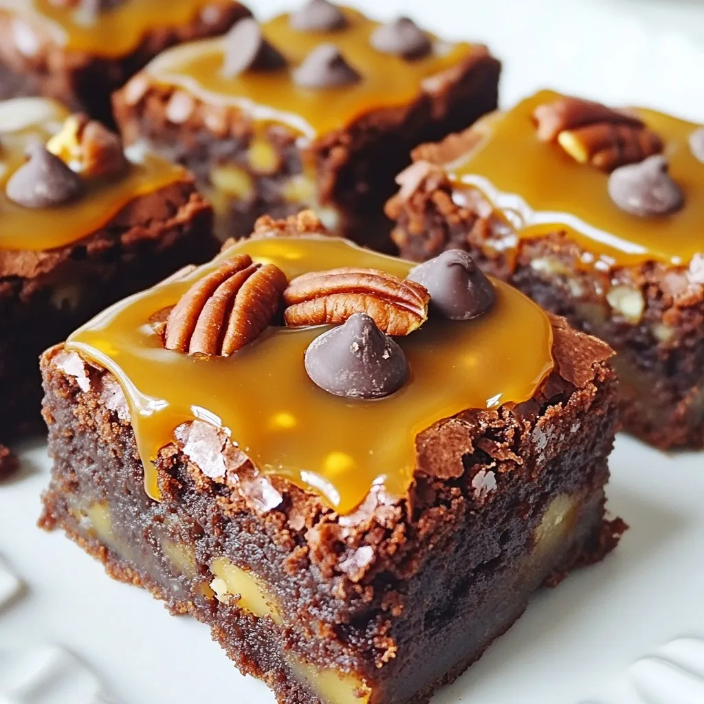 Caramel Turtle Brownies Rich and Decadent Delight