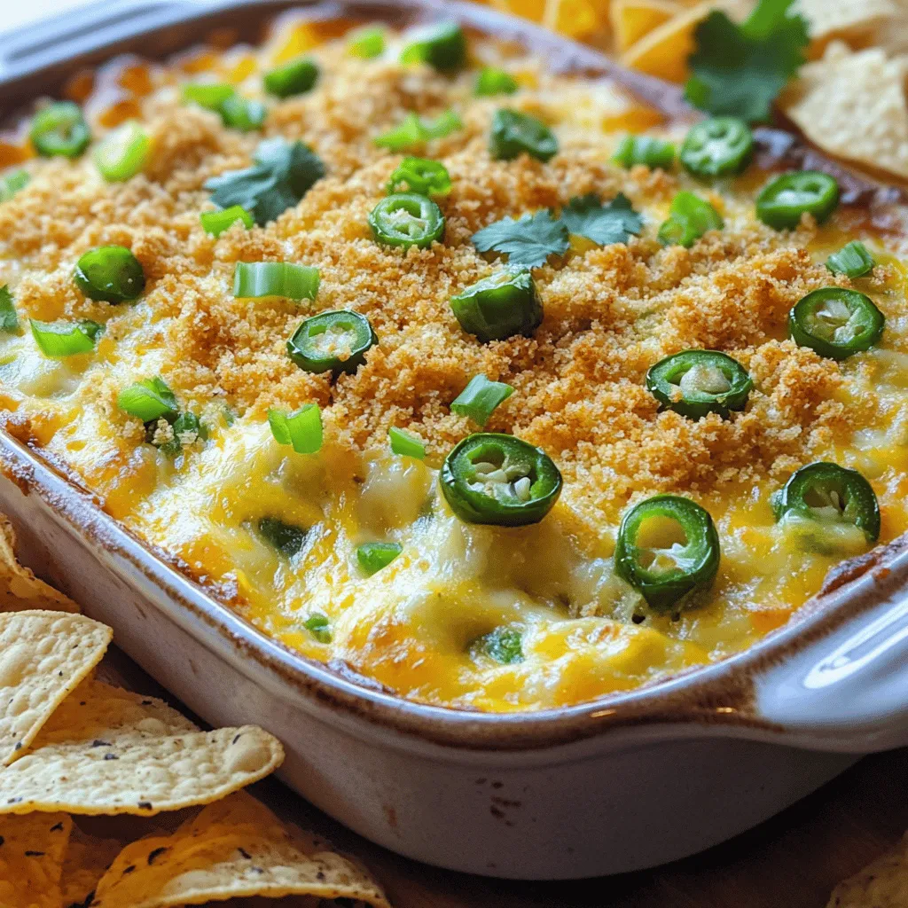 Baked Jalapeno Popper Dip Creamy and Flavorful Treat