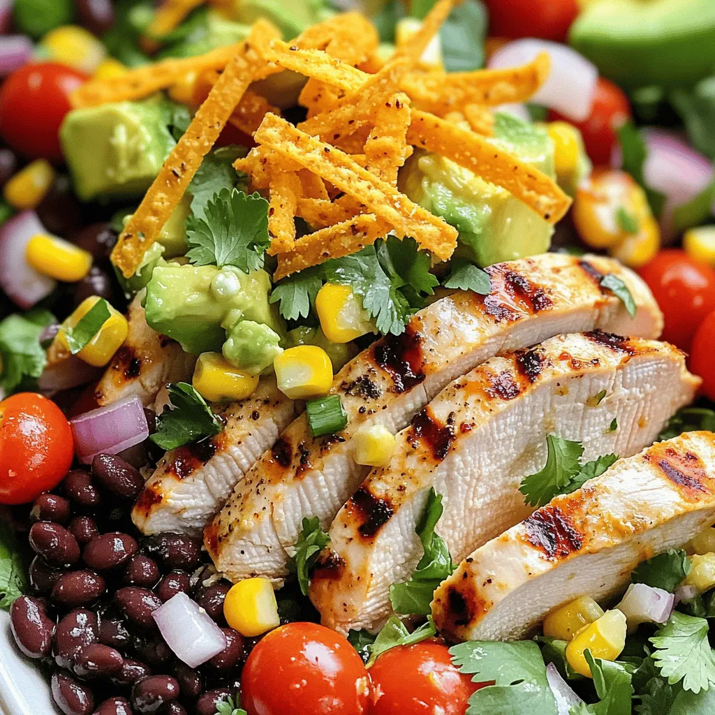 Southwest Chicken Salad Fresh and Flavorful Dish