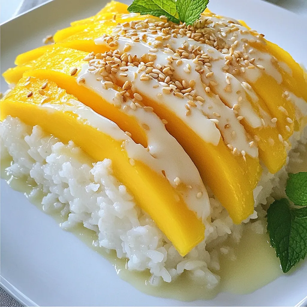 Mango Sticky Rice Delightful Dessert Recipe Guide