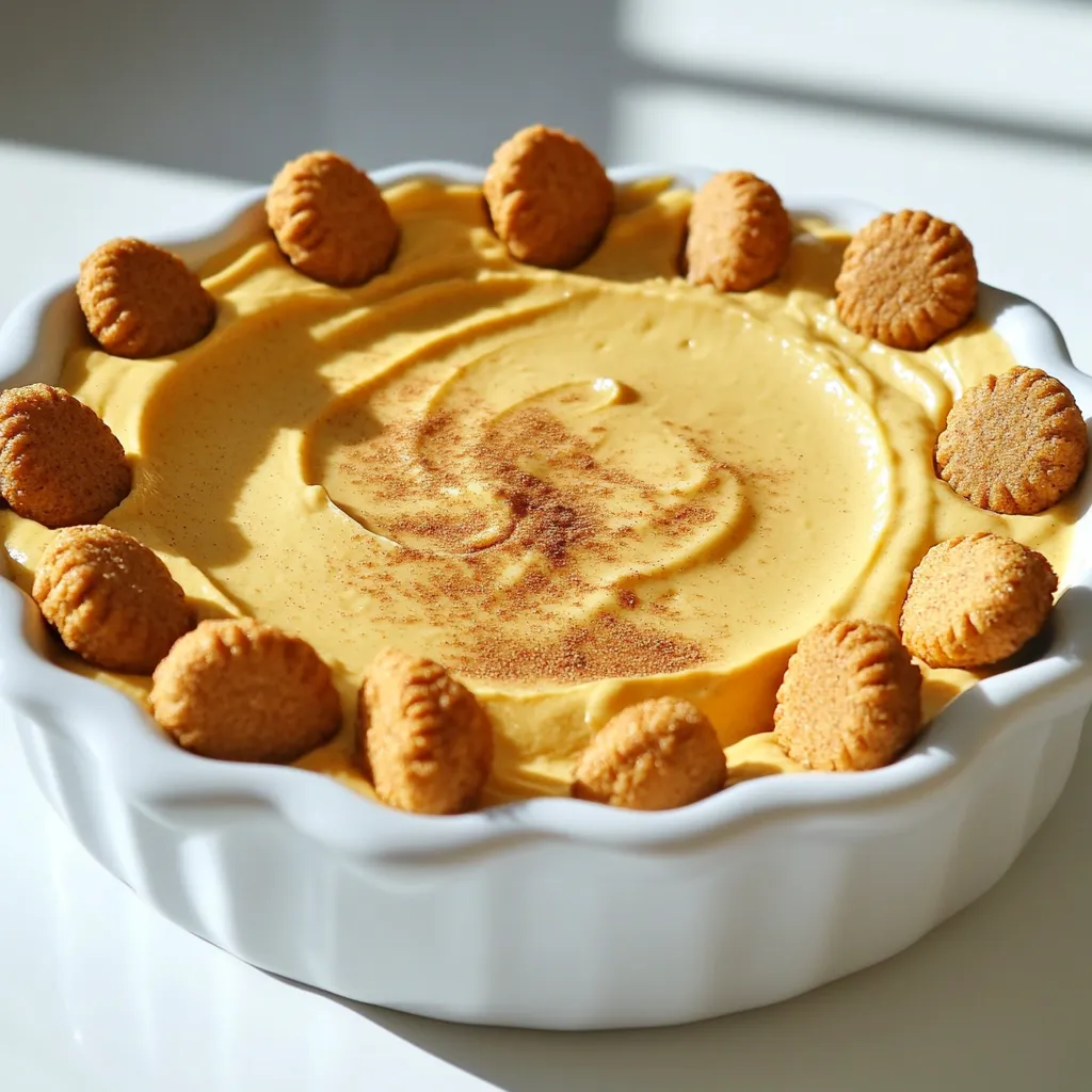 Pumpkin Cheesecake Dip with Gingersnaps Delight