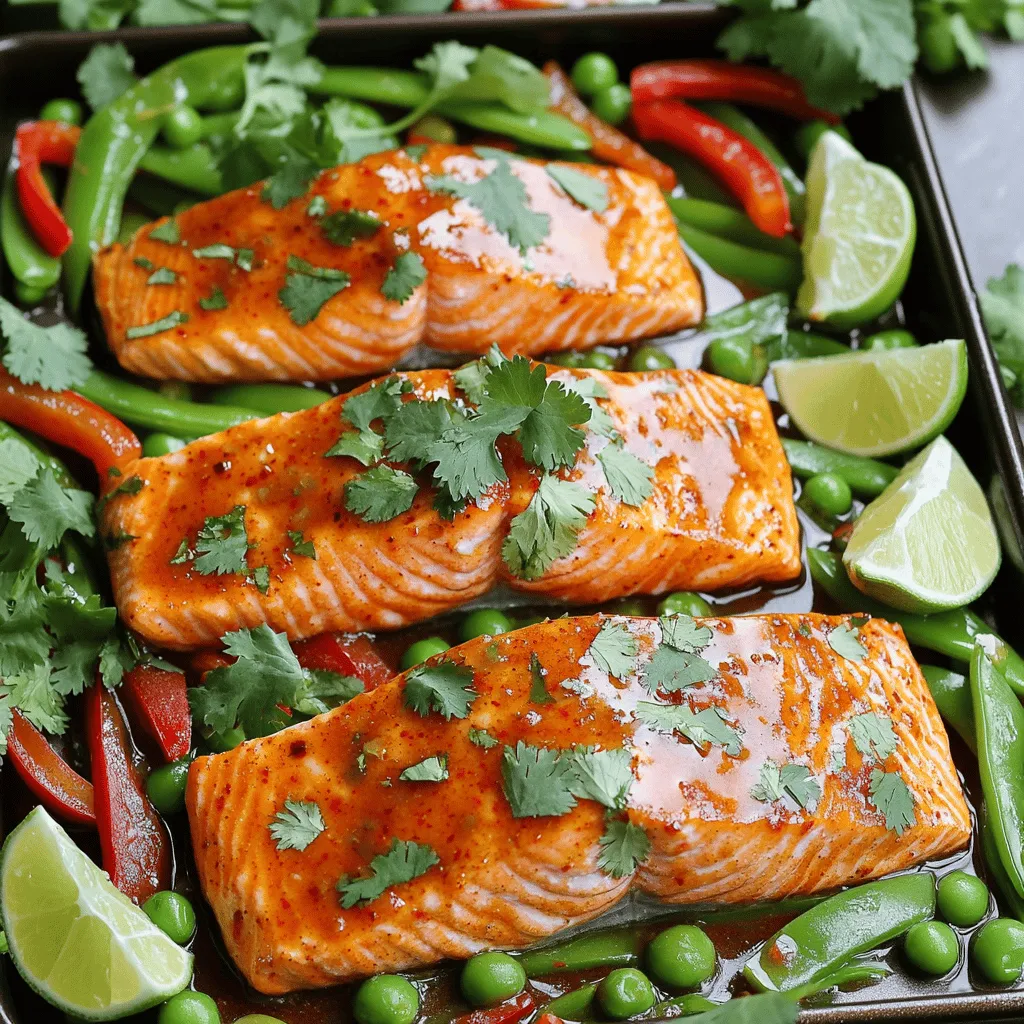 Sheet-Pan Sweet Chili Lime Salmon Flavorful Delight