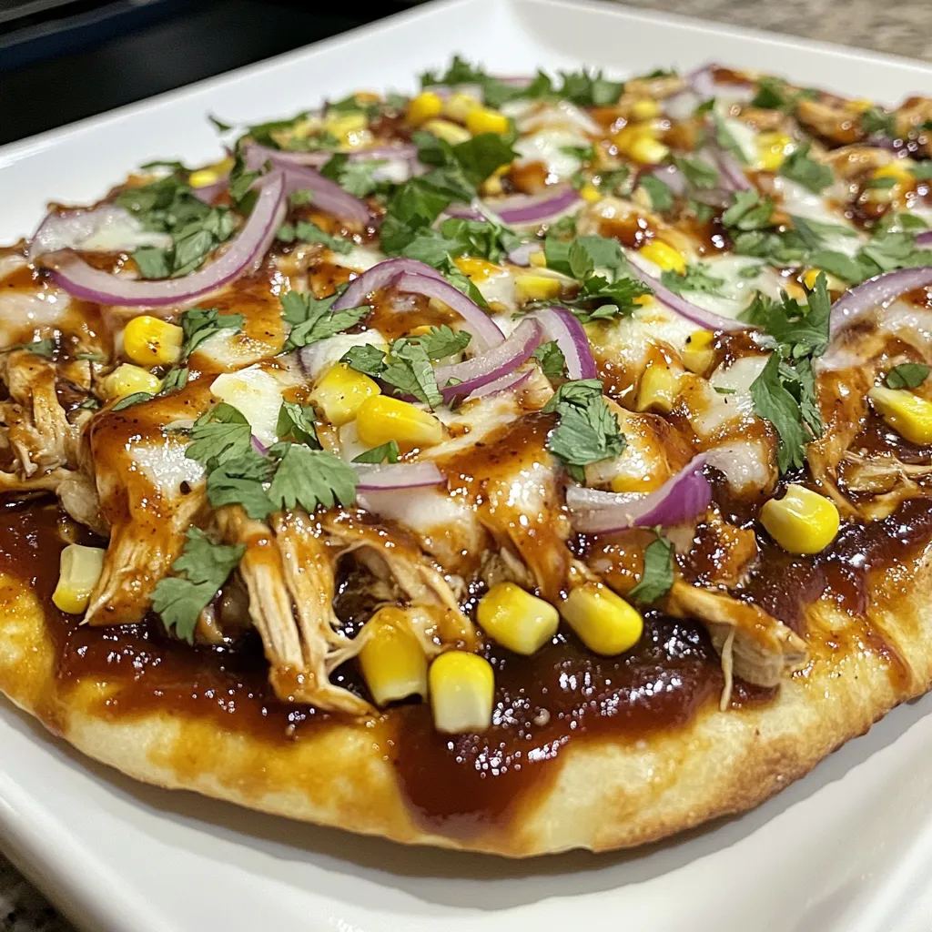 BBQ Chicken Flatbread Flavorful and Simple Recipe