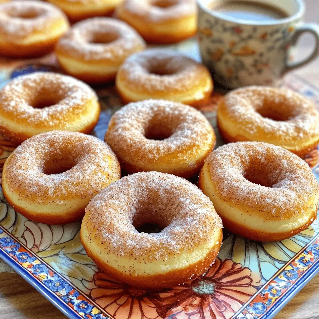 Bakery-Style Cinnamon Sugar Coffee Cake Donuts Recipe