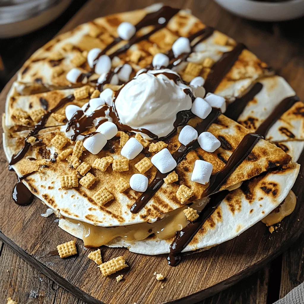 Grilled S&#8217;mores Quesadillas Tasty and Easy Dessert