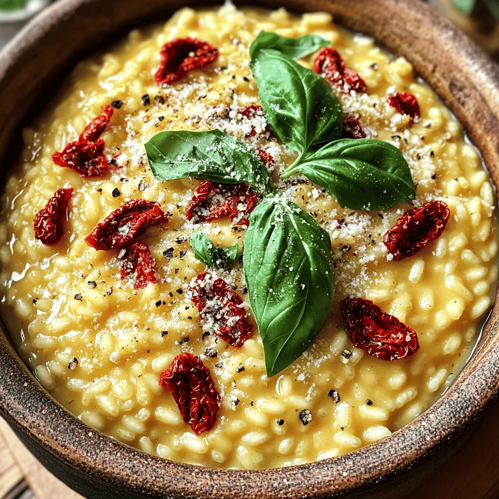 Creamy Sun-Dried Tomato Risotto Rich and Flavorful Dish