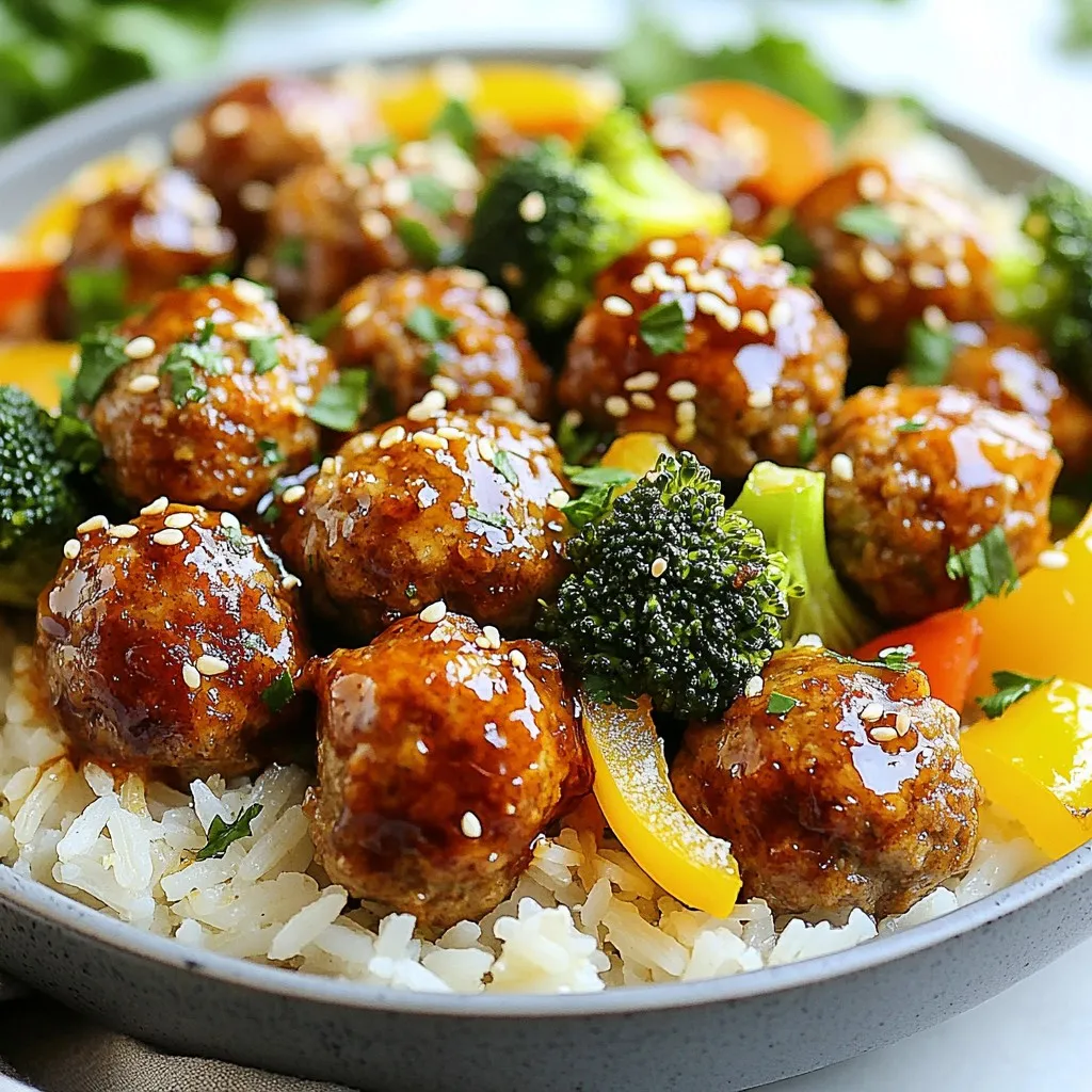 Honey Garlic Meatball Skillet Flavorful and Easy Meal